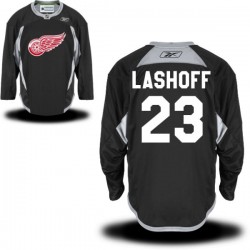 Brian Lashoff Detroit Red Wings Reebok Authentic Practice Alternate Jersey (Black)