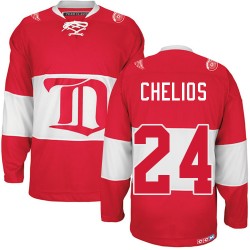 Chris Chelios Detroit Red Wings CCM Authentic Winter Classic Throwback Jersey (Red)