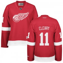 Daniel Cleary Detroit Red Wings Reebok Women's Authentic Home Jersey (Red)