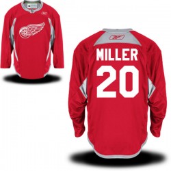 Drew Miller Detroit Red Wings Reebok Authentic Practice Team Jersey (Red)