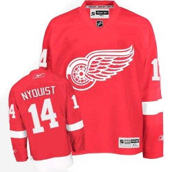 Gustav Nyquist Detroit Red Wings Reebok Authentic Home Jersey (Red)