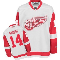 Gustav Nyquist Detroit Red Wings Reebok Authentic Away Jersey (White)