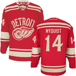 Gustav Nyquist Detroit Red Wings Reebok Authentic 2014 Winter Classic Jersey (Red)