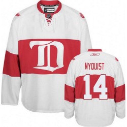 Gustav Nyquist Detroit Red Wings Reebok Authentic Third Winter Classic Jersey (White)
