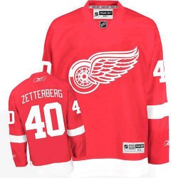 Henrik Zetterberg Detroit Red Wings Reebok Premier Home Jersey (Red)
