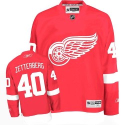 Henrik Zetterberg Detroit Red Wings Reebok Youth Authentic Home Jersey (Red)