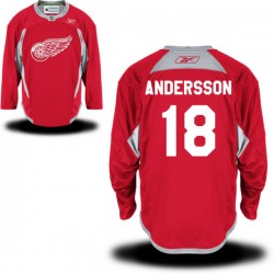 Joakim Andersson Detroit Red Wings Reebok Authentic Practice Team Jersey (Red)