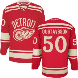 Jonas Gustavsson Detroit Red Wings Reebok Authentic 2014 Winter Classic Jersey (Red)