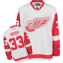 Kris Draper Detroit Red Wings Reebok Authentic Away Jersey (White)