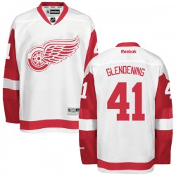 Luke Glendening Detroit Red Wings Reebok Authentic Away Jersey (White)