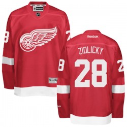Marek Zidlicky Detroit Red Wings Reebok Authentic Home Jersey (Red)
