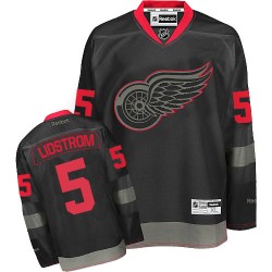 Nicklas Lidstrom Detroit Red Wings Reebok Authentic Jersey (Black Ice)
