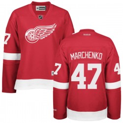 Alexey Marchenko Detroit Red Wings Reebok Women's Authentic Home Jersey (Red)