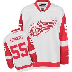 Niklas Kronwall Detroit Red Wings Reebok Authentic Away Jersey (White)