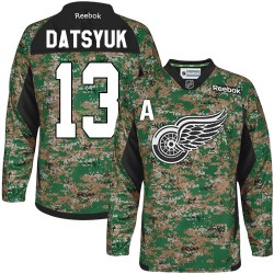 Detroit Red Wings #13 Pavel Datsyuk Black Ice Jersey on sale,for