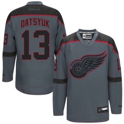 Pavel Datsyuk Detroit Red Wings Reebok Authentic Charcoal Cross Check Fashion Jersey ()
