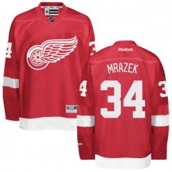 Petr Mrazek Detroit Red Wings Reebok Authentic Home Jersey (Red)