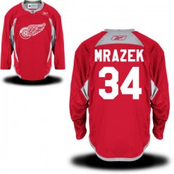 Petr Mrazek Detroit Red Wings Reebok Authentic Practice Team Jersey (Red)