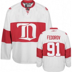 Sergei Fedorov Detroit Red Wings Reebok Premier Third Winter Classic Jersey (White)