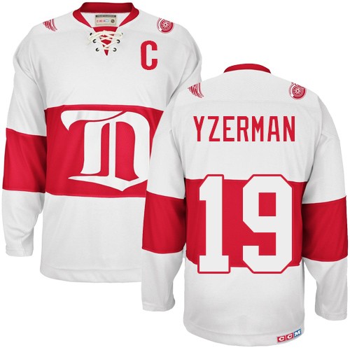 detroit red wings white jersey