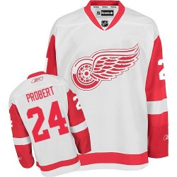 Bob Probert Detroit Red Wings Reebok Authentic Away Jersey (White)