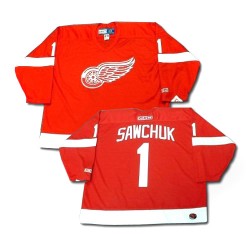 Terry Sawchuk Detroit Red Wings CCM Premier Throwback Jersey (Red)
