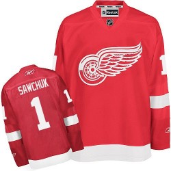 Terry Sawchuk Detroit Red Wings Reebok Premier Home Jersey (Red)
