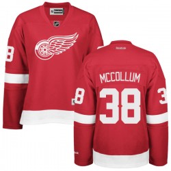 Tom Mccollum Detroit Red Wings Reebok Women's Authentic Home Jersey (Red)