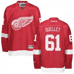 Xavier Ouellet Detroit Red Wings Reebok Authentic Home Jersey (Red)