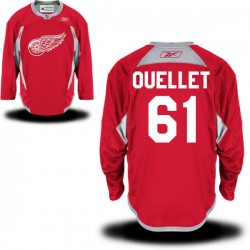 Xavier Ouellet Detroit Red Wings Reebok Authentic Practice Team Jersey (Red)