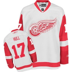 Brett Hull Detroit Red Wings Reebok Authentic Away Jersey (White)