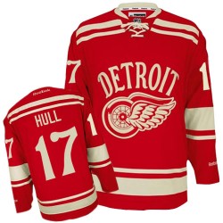 Brett Hull Detroit Red Wings Reebok Premier 2014 Winter Classic Jersey (Red)