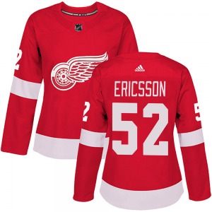 Jonathan Ericsson Detroit Red Wings Adidas Women's Authentic Home Jersey (Red)