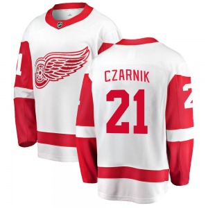 Austin Czarnik Detroit Red Wings Fanatics Branded Breakaway Away Jersey (White)