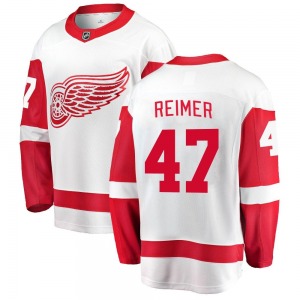 James Reimer Detroit Red Wings Fanatics Branded Breakaway Away Jersey (White)