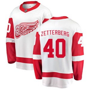Henrik Zetterberg Detroit Red Wings Fanatics Branded Breakaway Away Jersey (White)