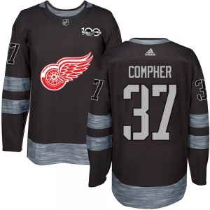 J.T. Compher Detroit Red Wings Authentic 1917-2017 100th Anniversary Jersey (Black)