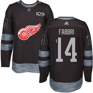 Robby Fabbri Detroit Red Wings Authentic 1917-2017 100th Anniversary Jersey (Black)