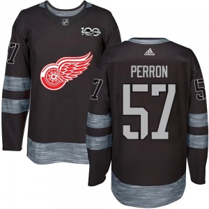 David Perron Detroit Red Wings Authentic 1917-2017 100th Anniversary Jersey (Black)