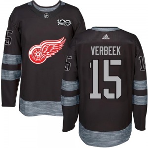 Pat Verbeek Detroit Red Wings Authentic 1917-2017 100th Anniversary Jersey (Black)