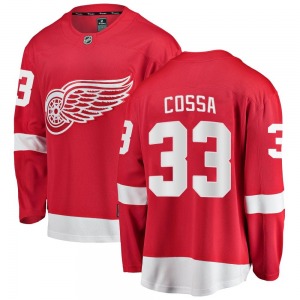 Sebastian Cossa Detroit Red Wings Fanatics Branded Breakaway Home Jersey (Red)