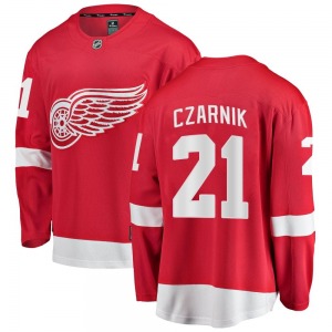 Austin Czarnik Detroit Red Wings Fanatics Branded Breakaway Home Jersey (Red)