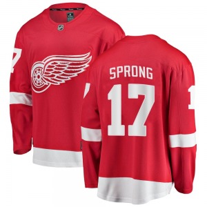 Daniel Sprong Detroit Red Wings Fanatics Branded Breakaway Home Jersey (Red)