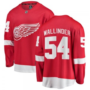 William Wallinder Detroit Red Wings Fanatics Branded Breakaway Home Jersey (Red)