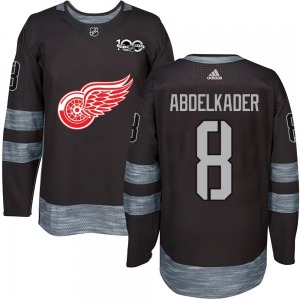 Justin Abdelkader Detroit Red Wings Youth Authentic 1917-2017 100th Anniversary Jersey (Black)
