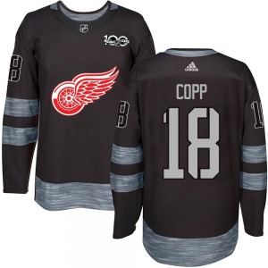 Andrew Copp Detroit Red Wings Youth Authentic 1917-2017 100th Anniversary Jersey (Black)