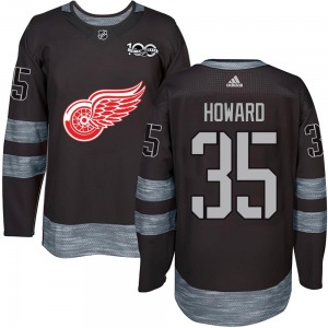 Jimmy Howard Detroit Red Wings Youth Authentic 1917-2017 100th Anniversary Jersey (Black)