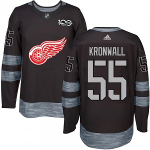 Niklas Kronwall Detroit Red Wings Youth Authentic 1917-2017 100th Anniversary Jersey (Black)