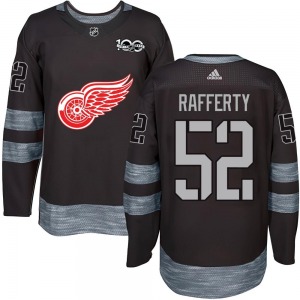 Brogan Rafferty Detroit Red Wings Youth Authentic 1917-2017 100th Anniversary Jersey (Black)