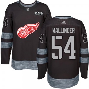 William Wallinder Detroit Red Wings Youth Authentic 1917-2017 100th Anniversary Jersey (Black)